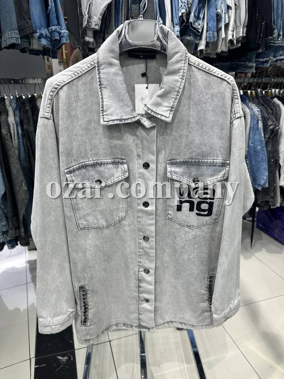 Женский Джинсовый Пиджак Alexander Wang