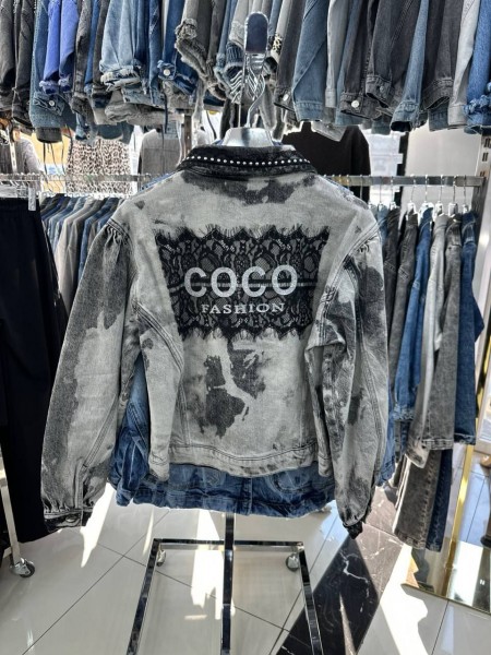 Женский Джинсовый Пиджак Coco Bianca
