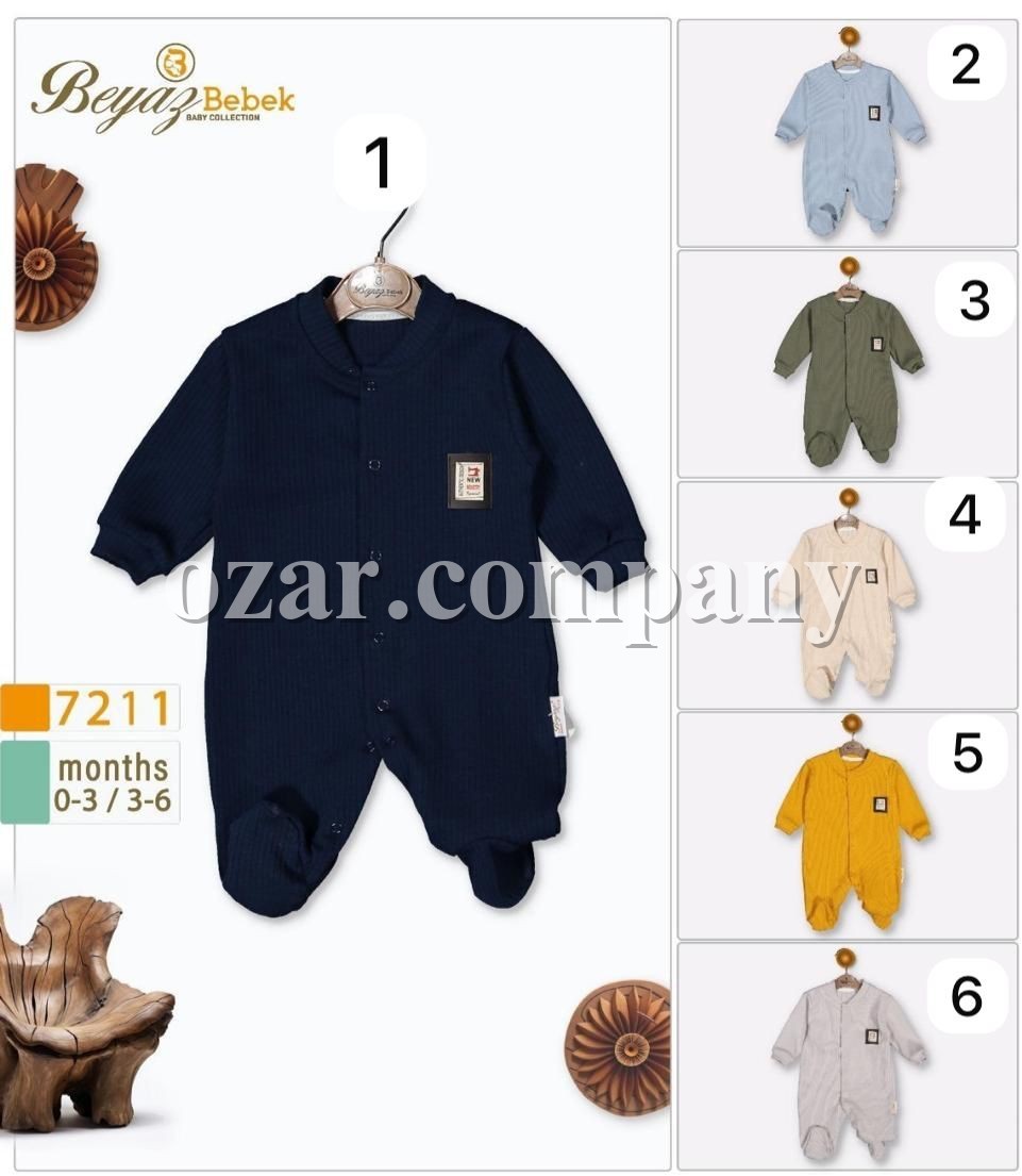 Человечек Для Мальчика Beyaz Bebek (0-3/3-6мес.) 