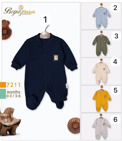 Человечек Для Мальчика Beyaz Bebek (0-3/3-6мес.) 