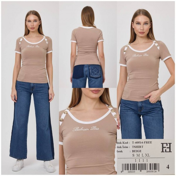 Женская Футболка Balmain