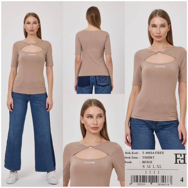 Женская Футболка Celine