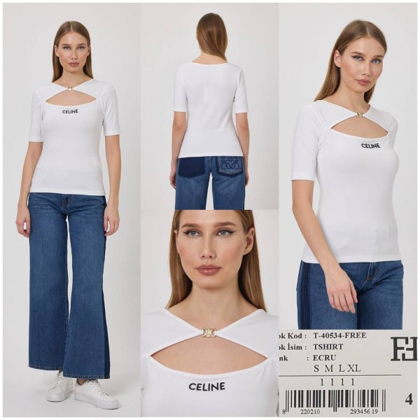 Женская Футболка Celine