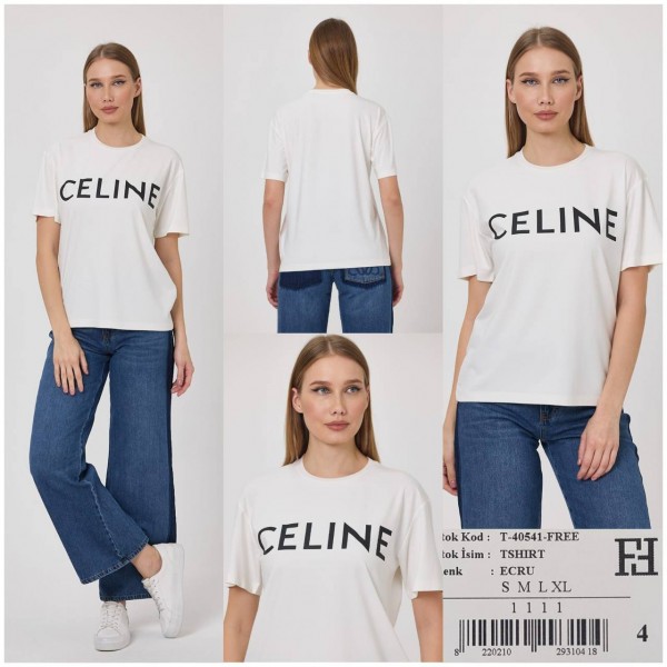 Женская Футболка Celine