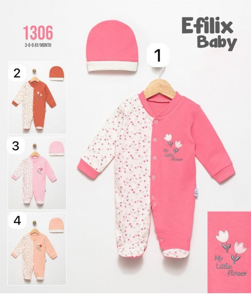 Человечек Для Девочки Efilix Baby (3-6-9мес.) 