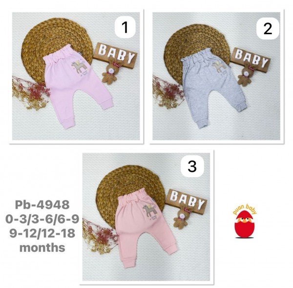 Штанишки Для Девочки Puan Baby (0-3/3-6/6-9/9-12/12-18мес.)