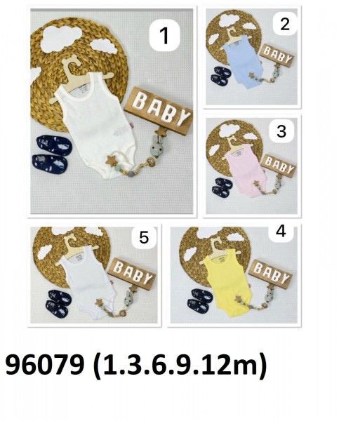 Бодик Для Новорождённых Puan Baby (0-3/3-6/6-9/9-12/12-18мес.)