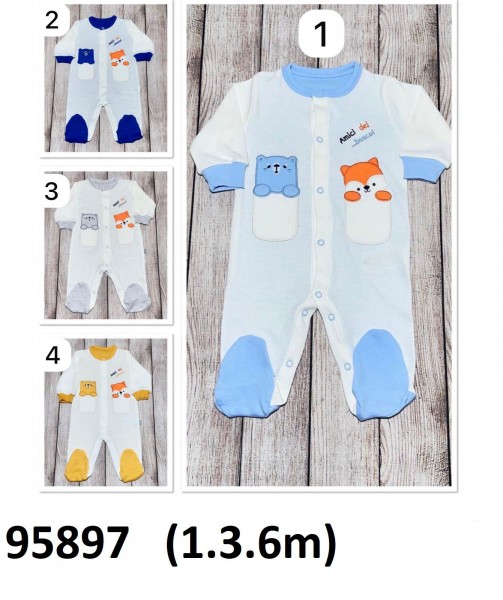 Человечек Для Мальчика Puan Baby (1-3-6мес.) 