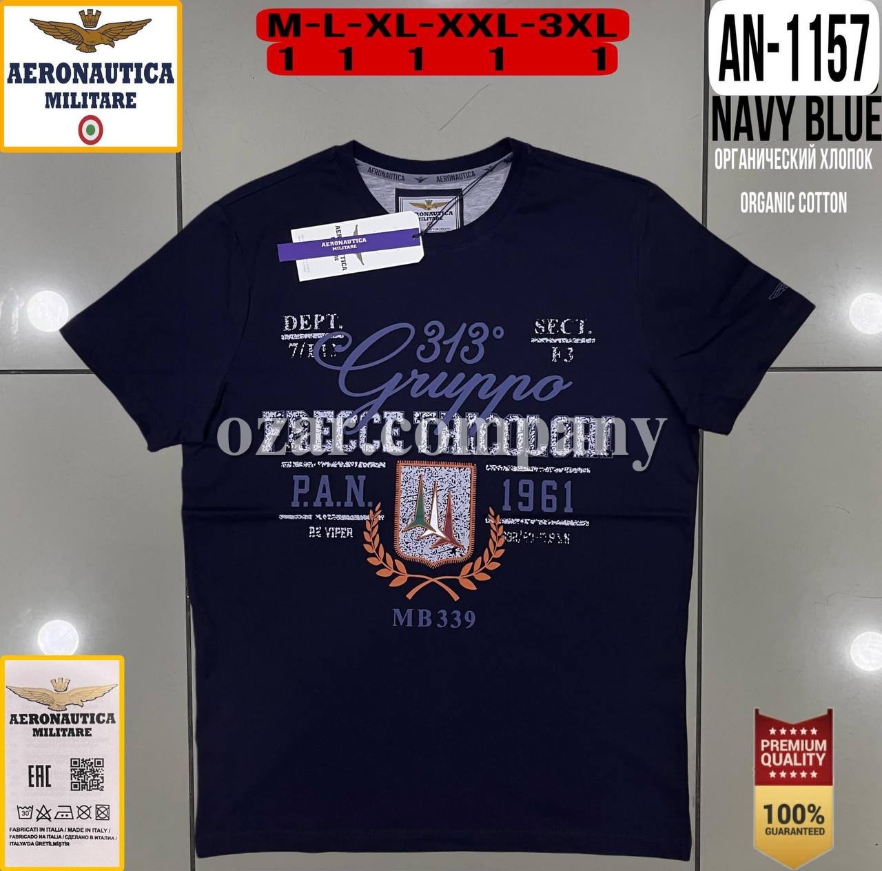 Мужская Футболка Aeronautica Militare