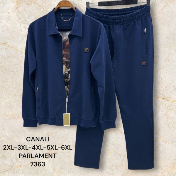 Мужской Спортивный Костюм Canali (Большие размеры)