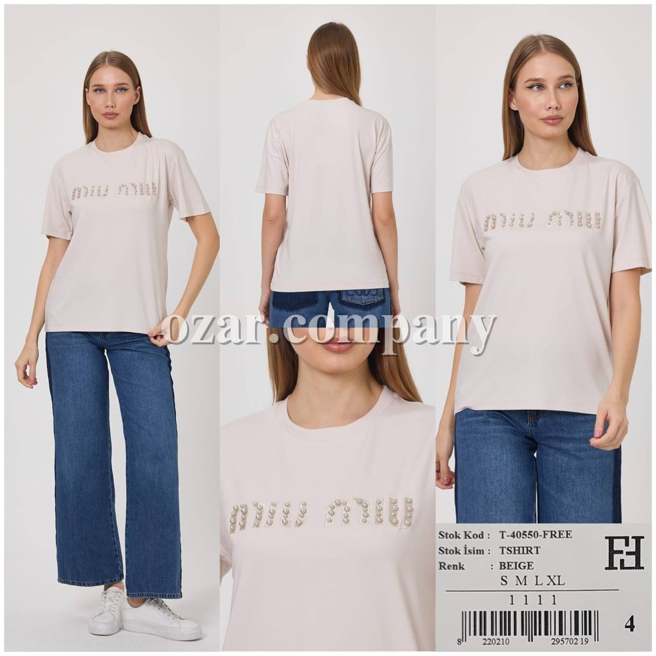 Женская Футболка Miu Miu
