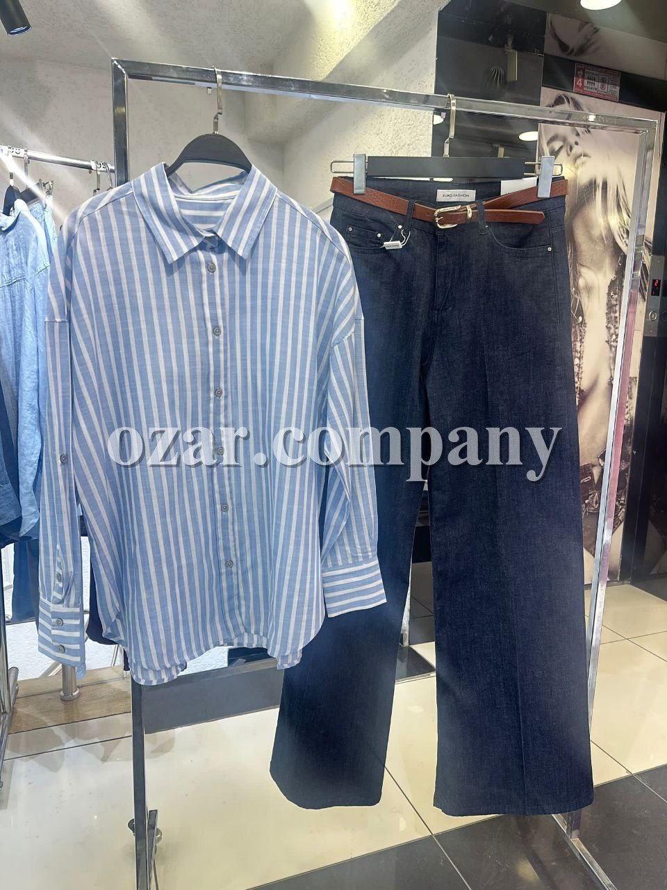 Женская Рубашка Euro Fashion ( Большие размеры)