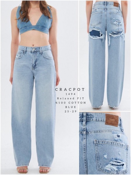 Женские Джинсы Cracpot