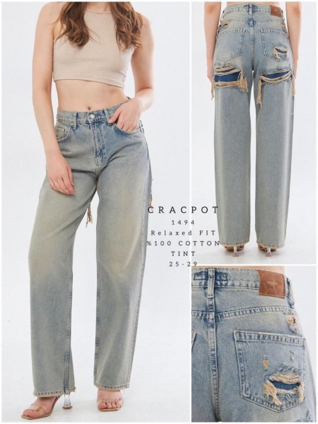 Женские Джинсы Cracpot