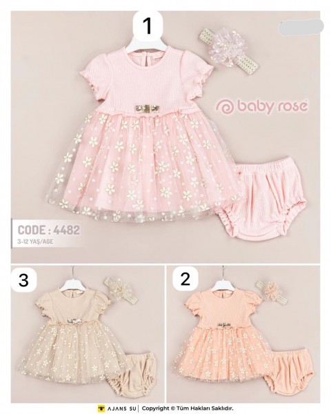 Платье Для Девочки Baby Rose (3-6-9-12мес)