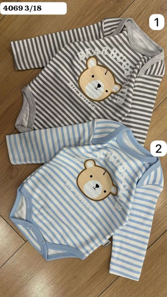 Бодик Для Мальчика Puan Baby (3-6/6-9/9-12/12-18мес.)