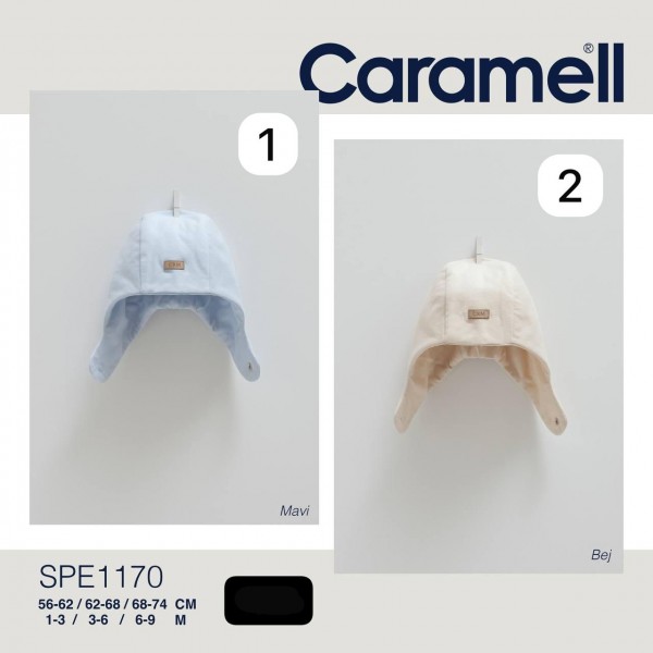 Шапочка Для Мальчика Caramell (1-3/3-6/6-9мес.)