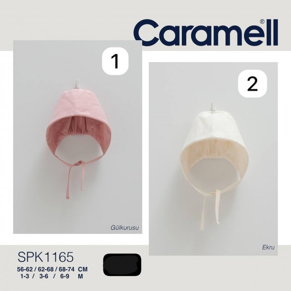 Шапочка Для Девочки Caramell (1-3/3-6/6-9мес.)