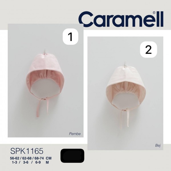 Шапочка Для Девочки Caramell (1-3/3-6/6-9мес.)