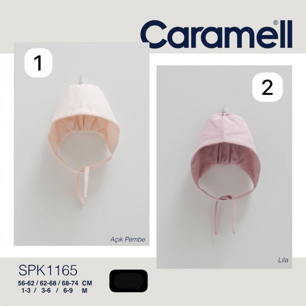 Шапочка Для Девочки Caramell (1-3/3-6/6-9мес.)
