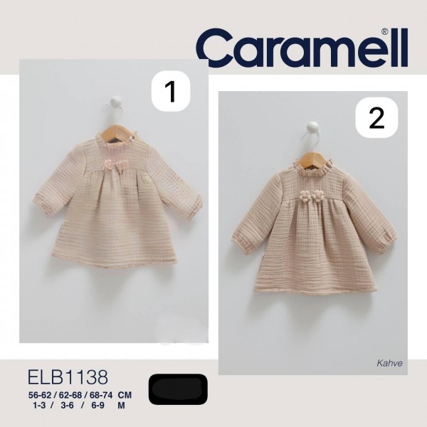 Муслиновое Платье Для Девочки Caramell (1-3/3-6/6-9мес.)