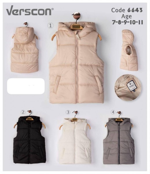 Жилетка Для Девочки Verscon (7-8-9-10-11лет)