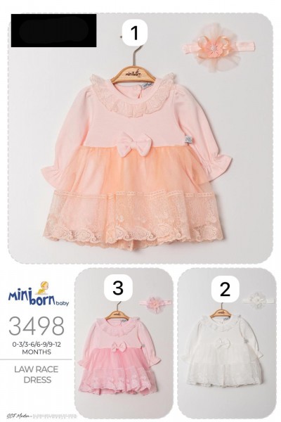 Платье Для Девочки Miniborn (0-3/3-6/6-9/9-12мес.)