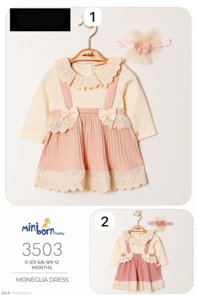 Платье Для Девочки Miniborn (0-3/3-6/6-9/9-12мес.)