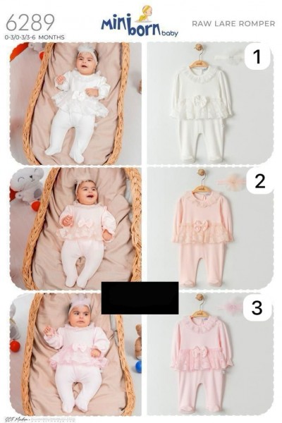 Человечек Для Девочки Miniborn (0-3/0-3/3-6мес.) 