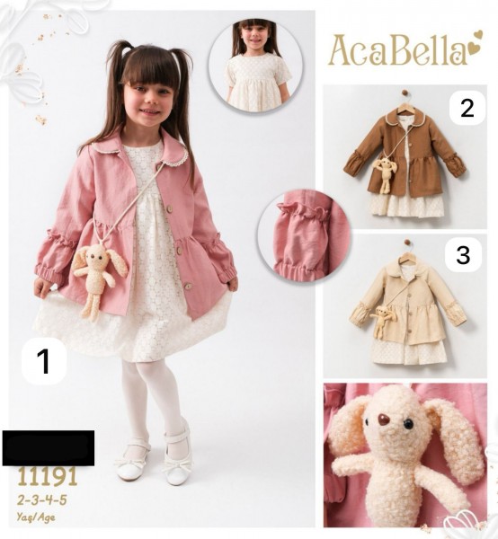 Платье Для Девочки Aca Bella (2-3-4-5лет)