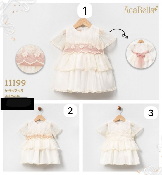 Платье Для Девочки Aca Bella (6-9-12-18мес.) 