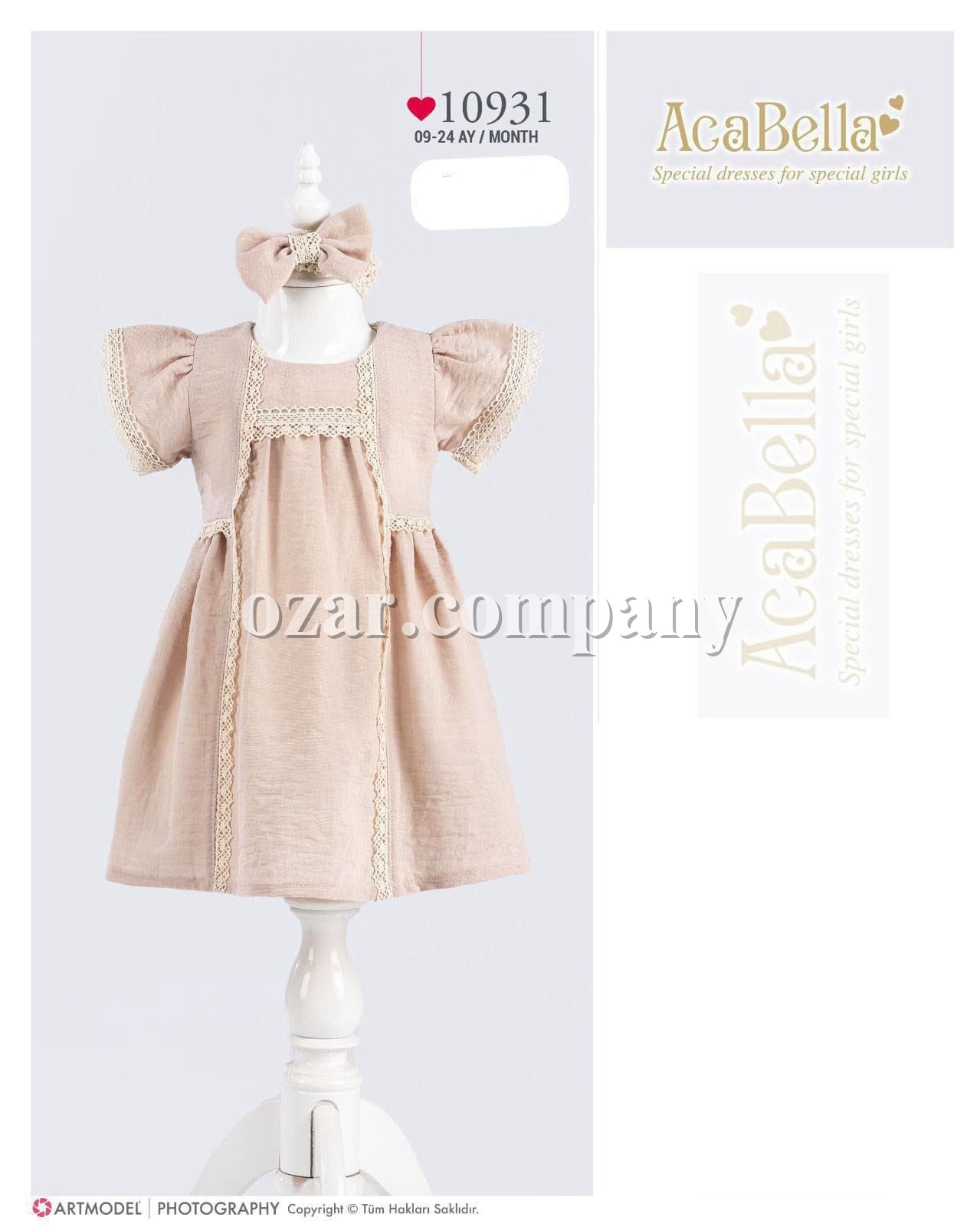 Платье Для Девочки Aca Bella (9-12-18-24мес.) 