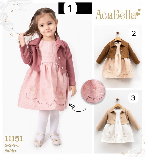 Платье Для Девочки Aca Bella (2-3-4-5лет)