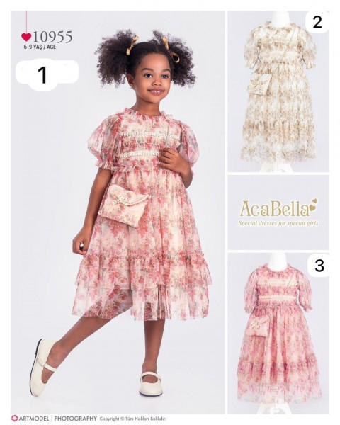 Платье Для Девочки Aca Bella (6-7-8-9лет)