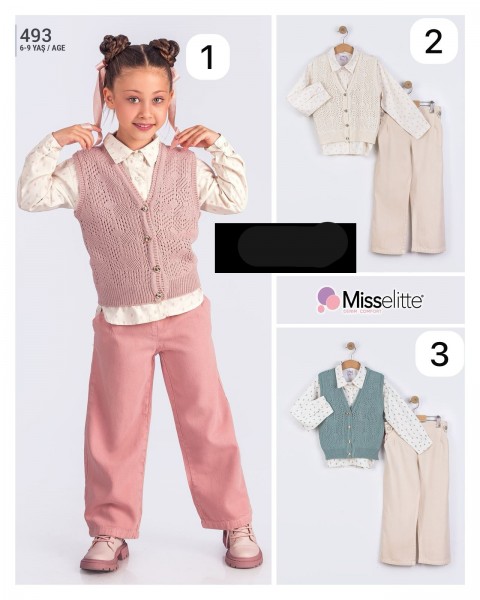 Костюм Тройка Для Девочки Misselitte (6-7-8-9лет)