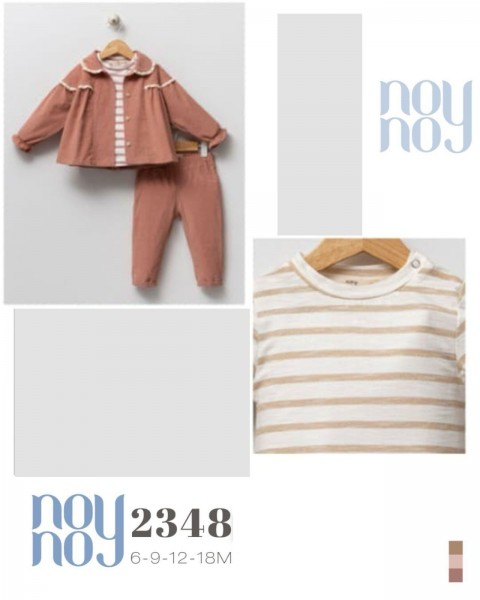 Костюм Тройка Для Девочки Noy Noy (6-9-12-18мес)