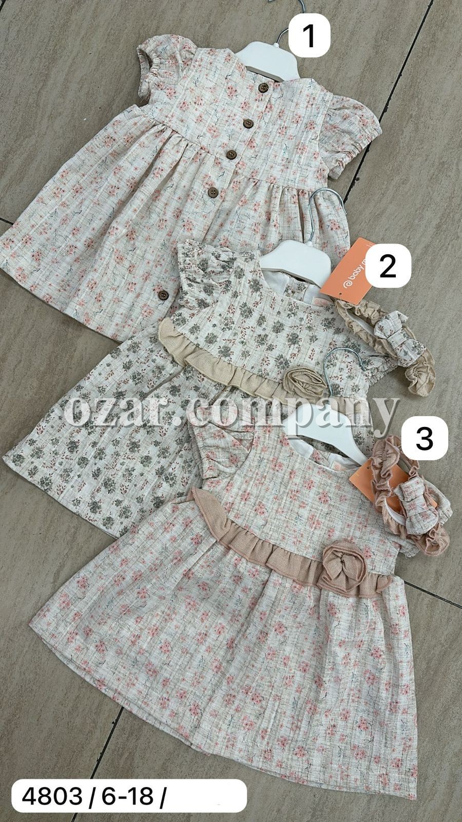 Платье Для Девочки Baby Rose (6-9-12-18мес)