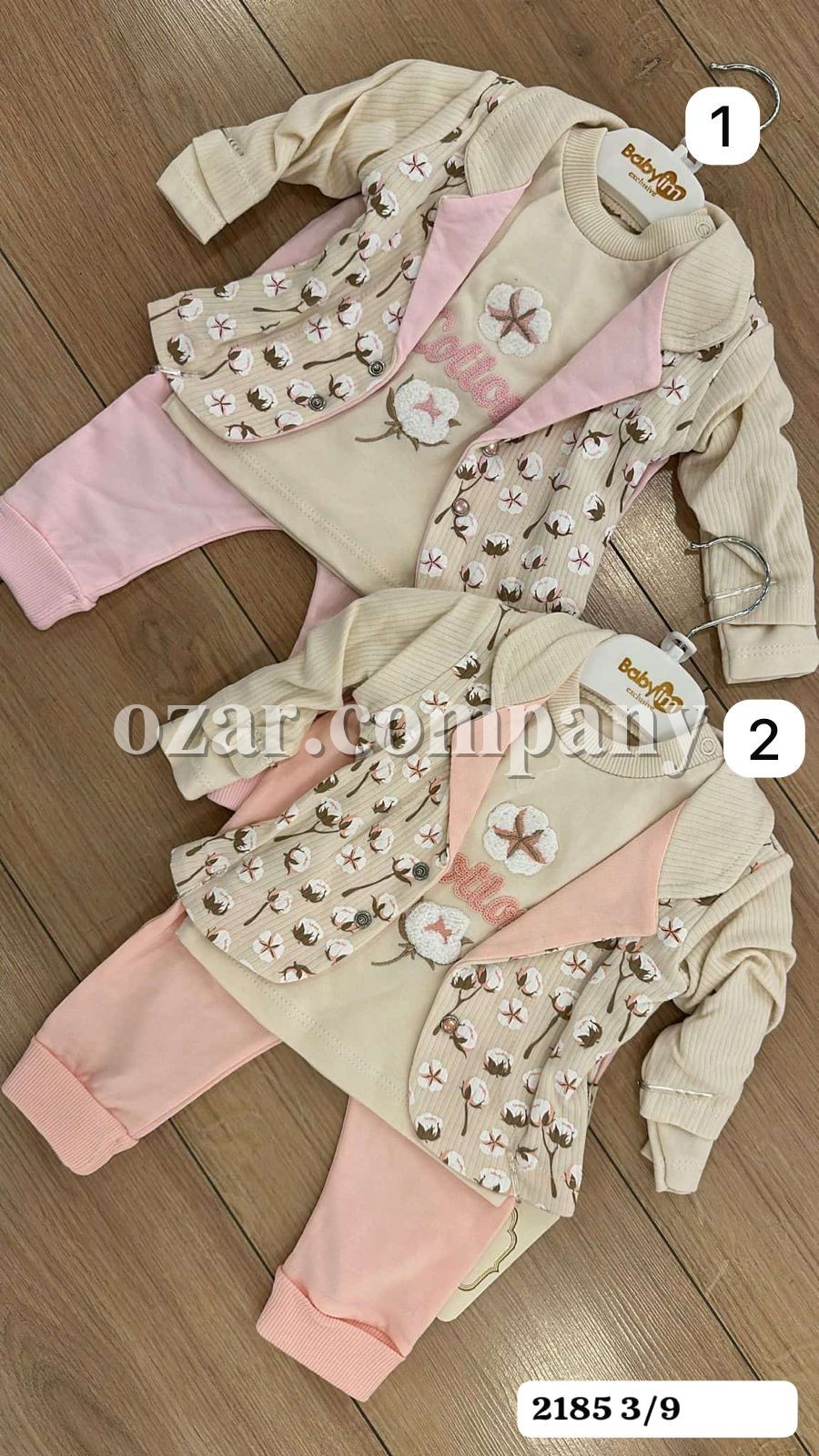 Костюм Тройка Для Девочки Baby Im (3-6-9мес.)