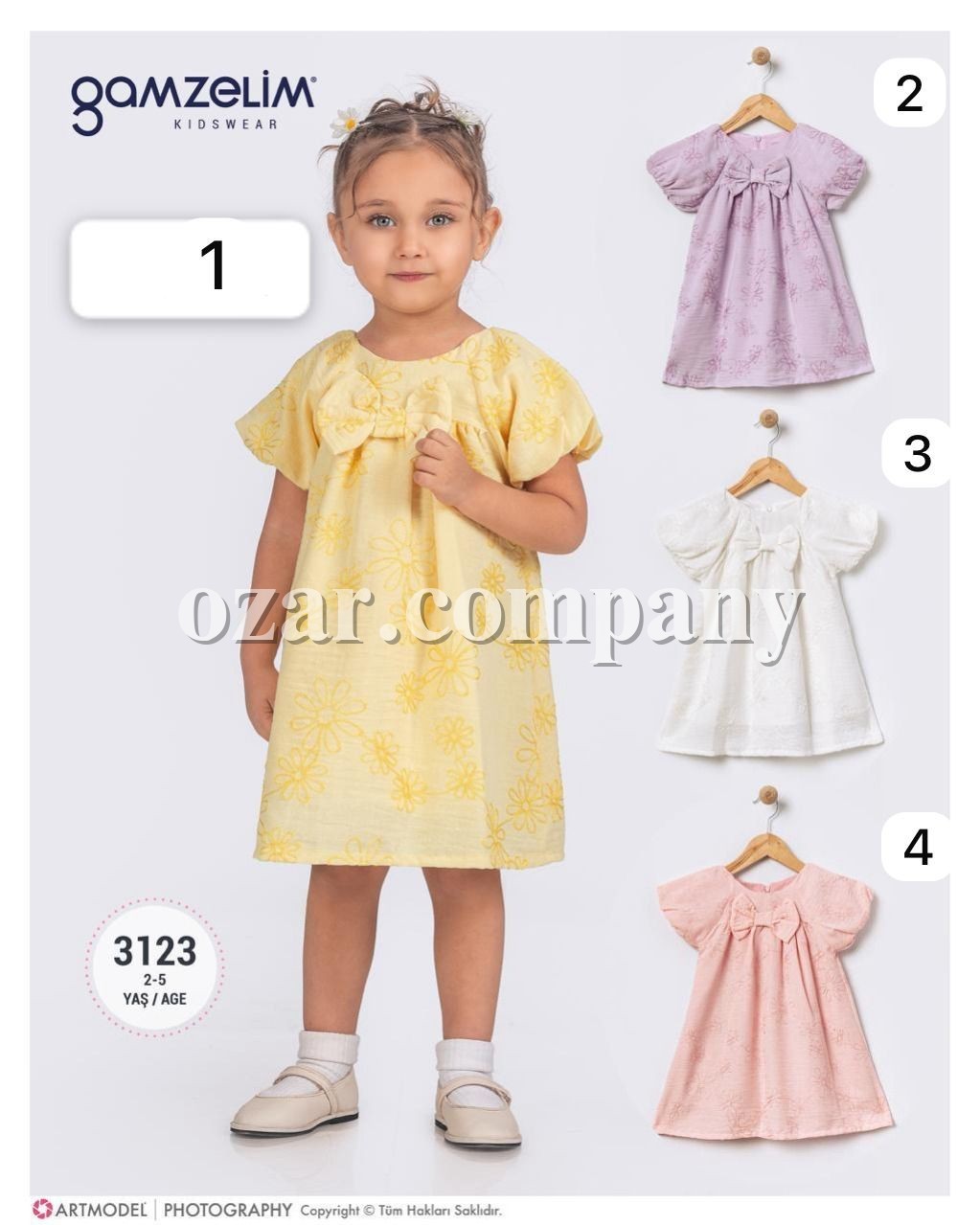 Платье Для Девочки Gamzelim (2-3-4-5лет)