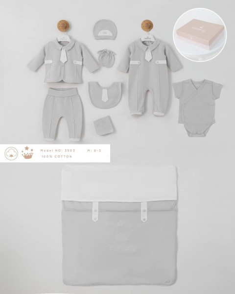 Коробочный Набор Для Мальчика Leoking (0-3мес.) 