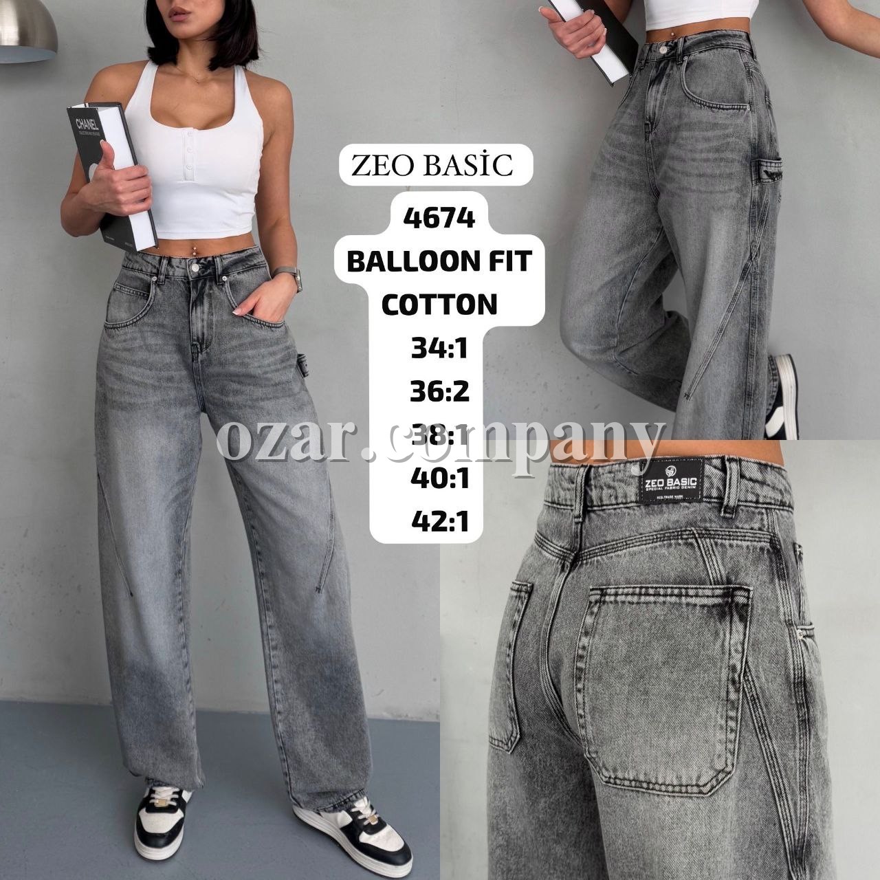 Женские Джинсы Zeo Basic