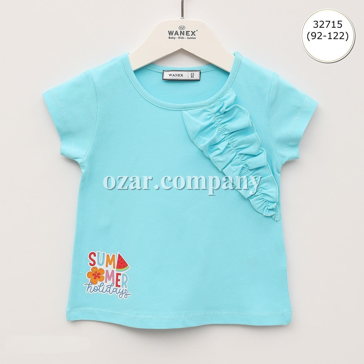 Футболка Для Девочки Wanex (2-3-4-5-6-7лет)