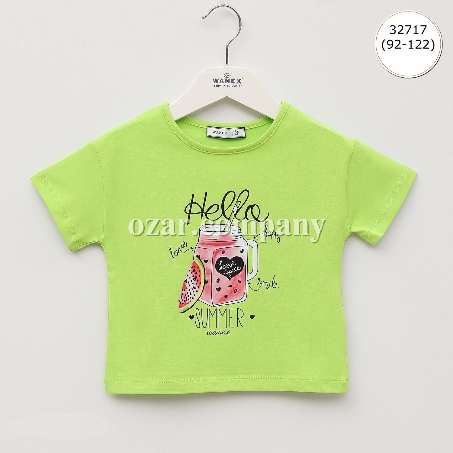 Футболка Для Девочки Wanex (2-3-4-5-6-7лет)