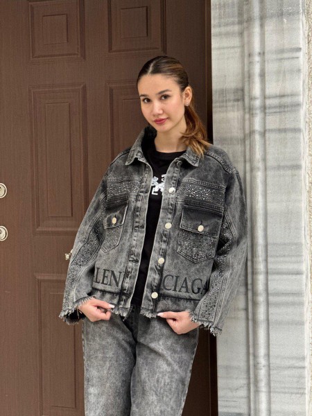 Женский Джинсовый Пиджак Balenciaga