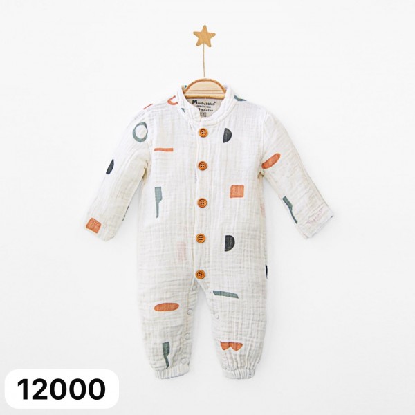 Муслиновый Человечек Для Новорождённых MiniBubbles (0-3/3-6/6-9/9-12мес.)