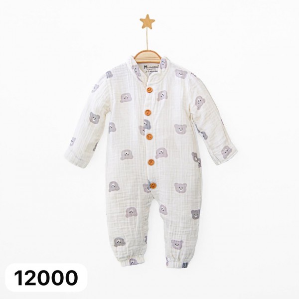 Муслиновый Человечек Для Новорождённых MiniBubbles (0-3/3-6/6-9/9-12мес.)