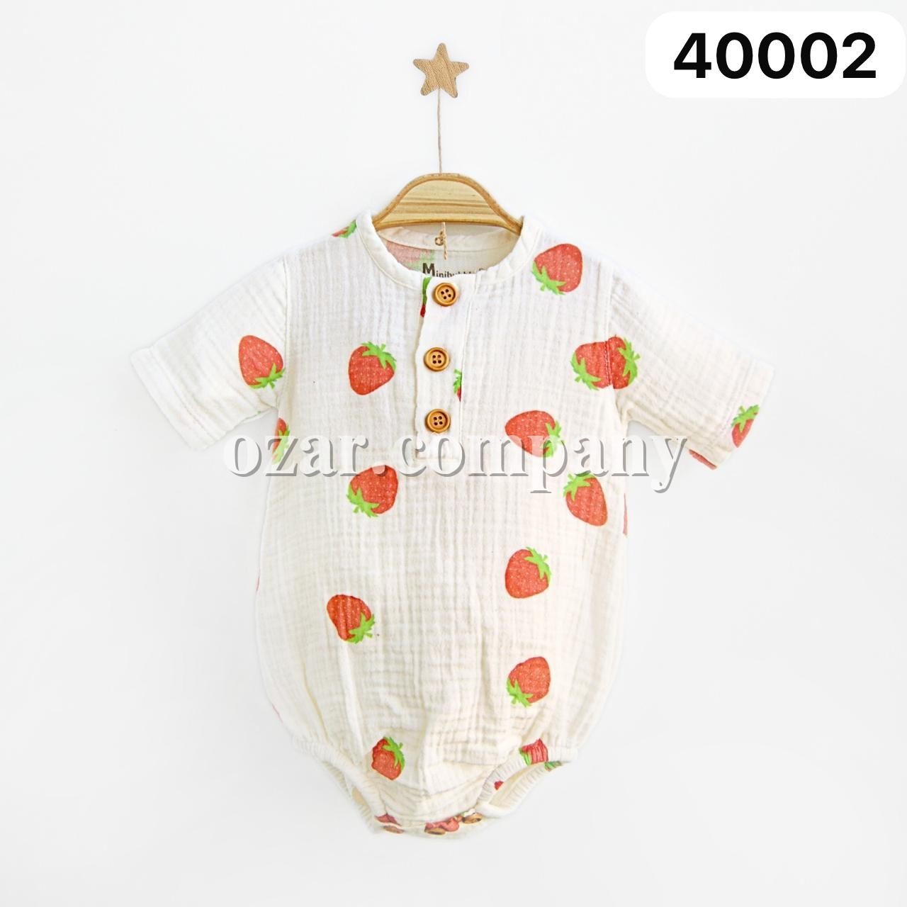 Муслиновый Бодик Для Новорождённых MiniBubbles (0-3/3-6/6-9/9-12/12-18мес.)