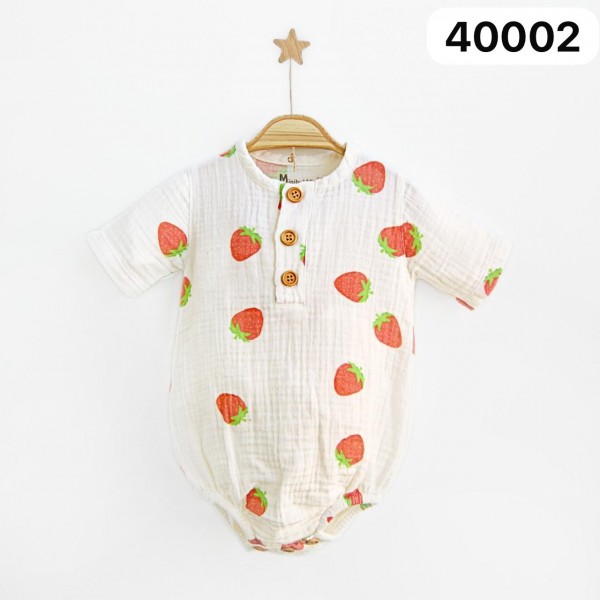 Муслиновый Бодик Для Новорождённых MiniBubbles (0-3/3-6/6-9/9-12/12-18мес.)