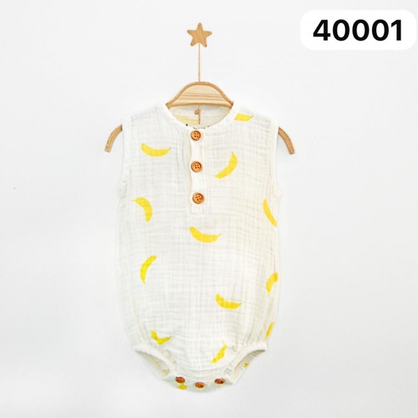 Муслиновый Бодик Для Новорождённых MiniBubbles (0-3/3-6/6-9/9-12/12-18мес.)