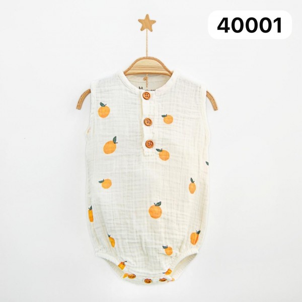 Муслиновый Бодик Для Новорождённых MiniBubbles (0-3/3-6/6-9/9-12/12-18мес.)